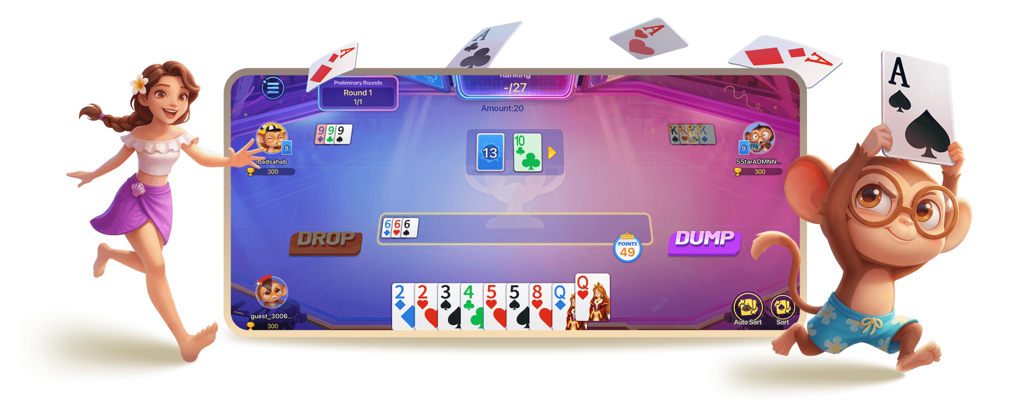 Tongits Saya gameplay